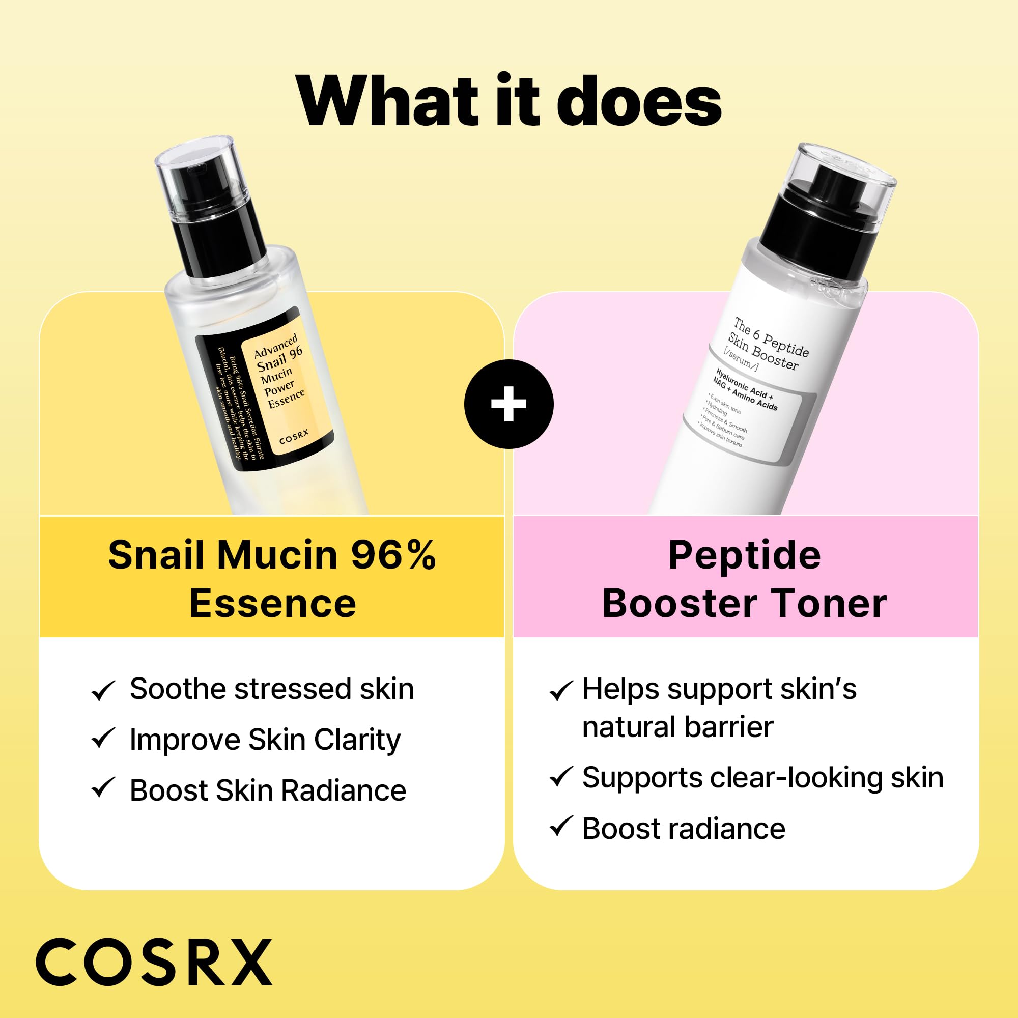 Amazon.com: COSRX Snail Mucin 96% Peptide Booster Set, Self Care